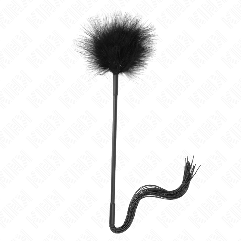 KINK – SILICONE WHIP WITH FEATHERS FOR TICKLE 47 CM