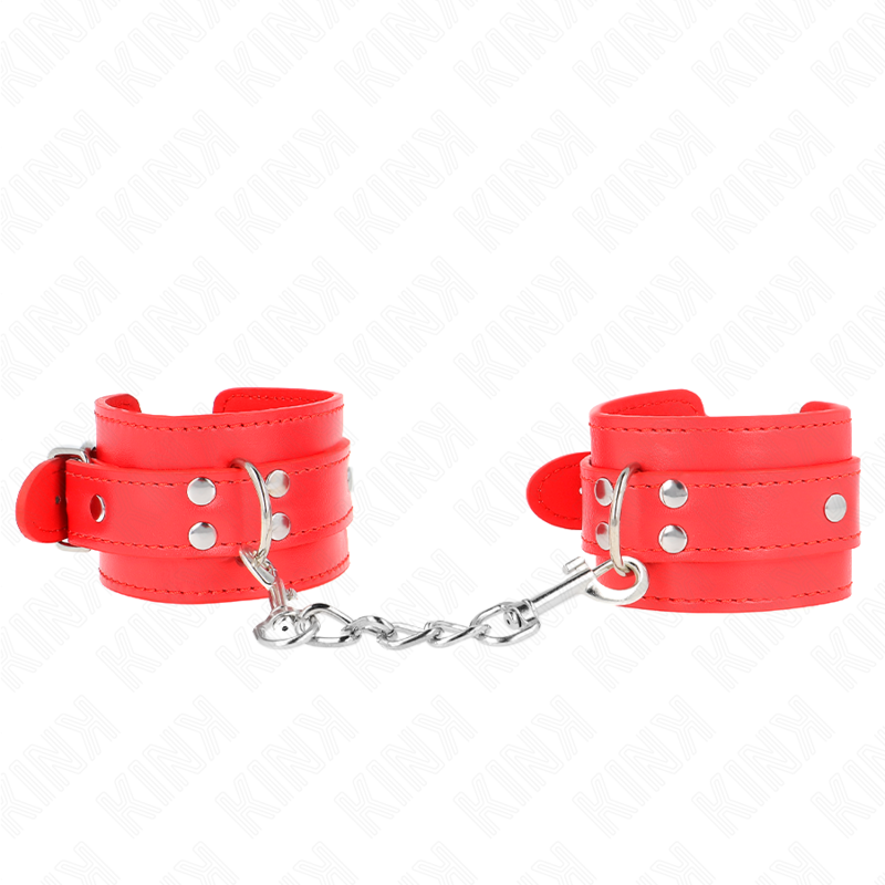 KINK – SIMPLE WRIST RESTRAINTS RED ADJUSTABLE 20-23 CM X 5.5 CM