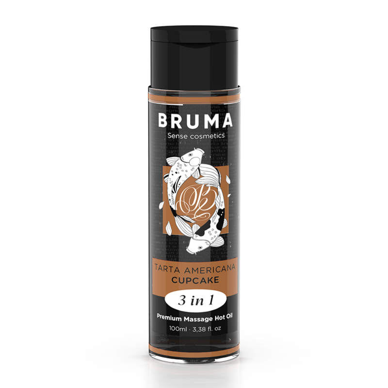 BRUMA – PREMIUM MASSAGE HOT OIL CUPCAKE 3 IN 1 – 100 ML