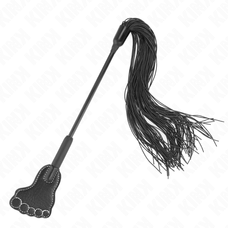 KINK – FOOT SHAPED PADDLE WITH TASSEL WHIP 31 CM