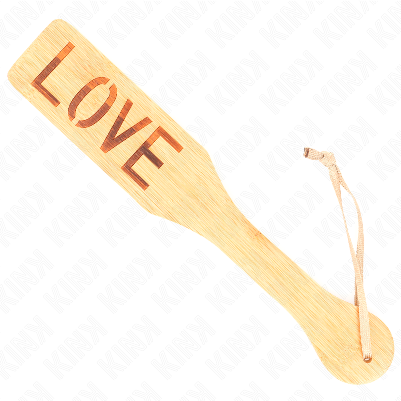 KINK – BAMBOO PALETTE WORD LOVE 32 X 5.5 CM