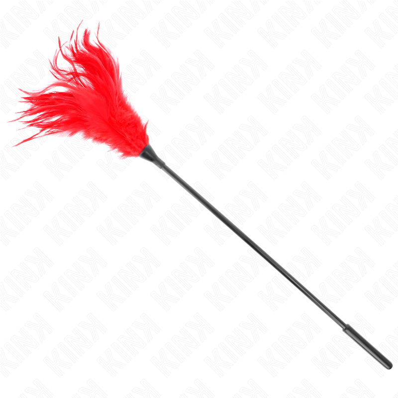 KINK – MULTIPLE RED TICKLE FEATHERS 45 CM