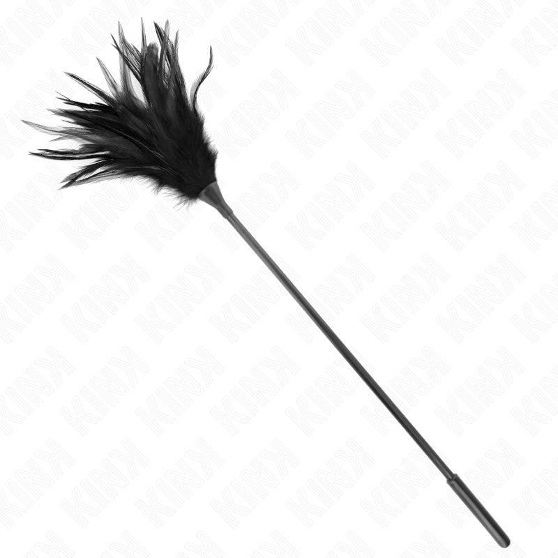 KINK – MULTIPLE BLACK TICKLE FEATHERS 45 CM