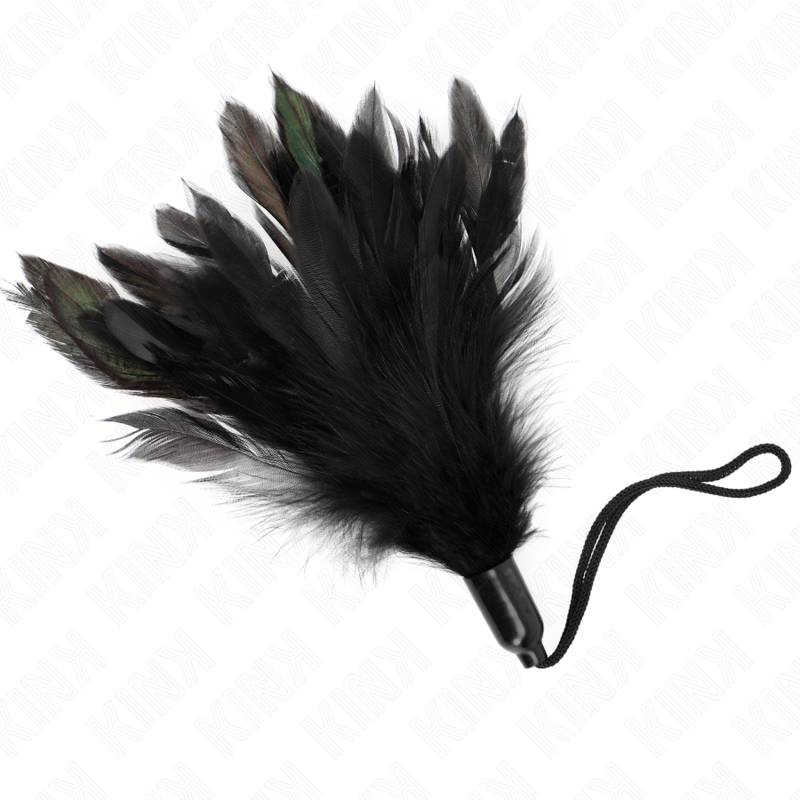 KINK – TICKLE FEATHERS WITH ROPE HANDLE PLASTIC BASE 15 CM