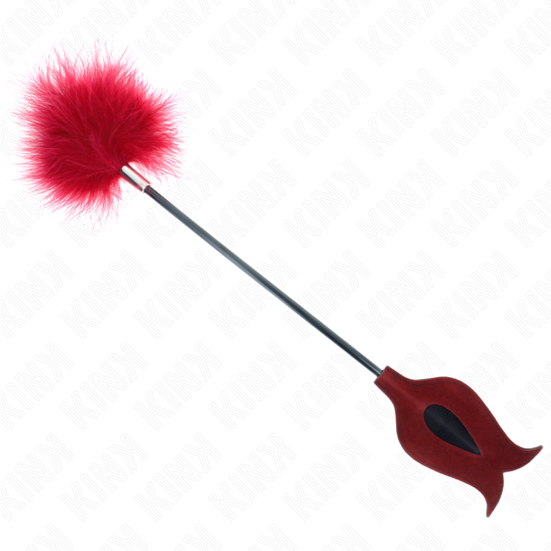 KINK – TICKLE FEATHERS WITH ROSE-SHAPED PADDLE 8 CM