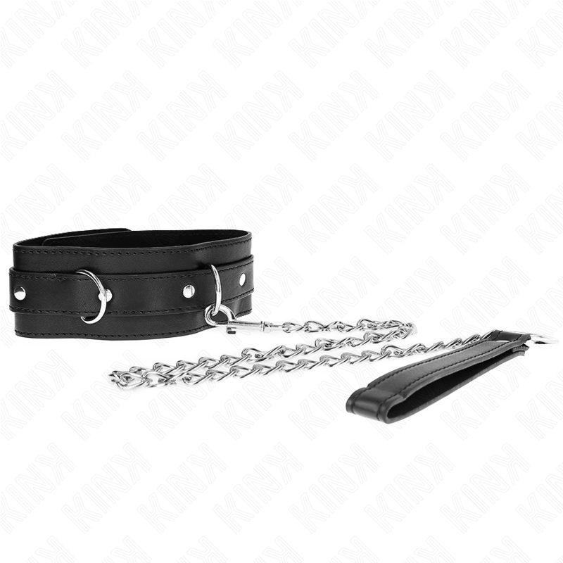 KINK – COLLAR WITH BELT 65 CM WITH STRAP BLACK 54 X 4.5 CM