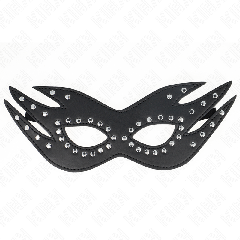 KINK – LEATHERETTE MASK WITH RIVETS MODEL 3 26 x 9.5 CM