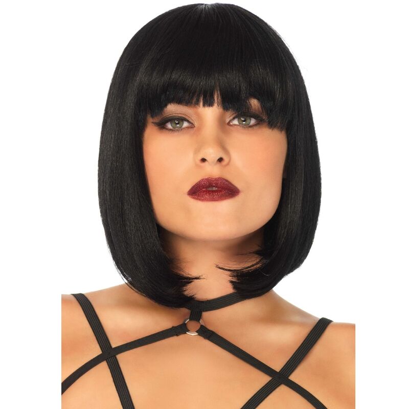 LEG AVENUE – SHORT NATURAL BOB WIG BLACK