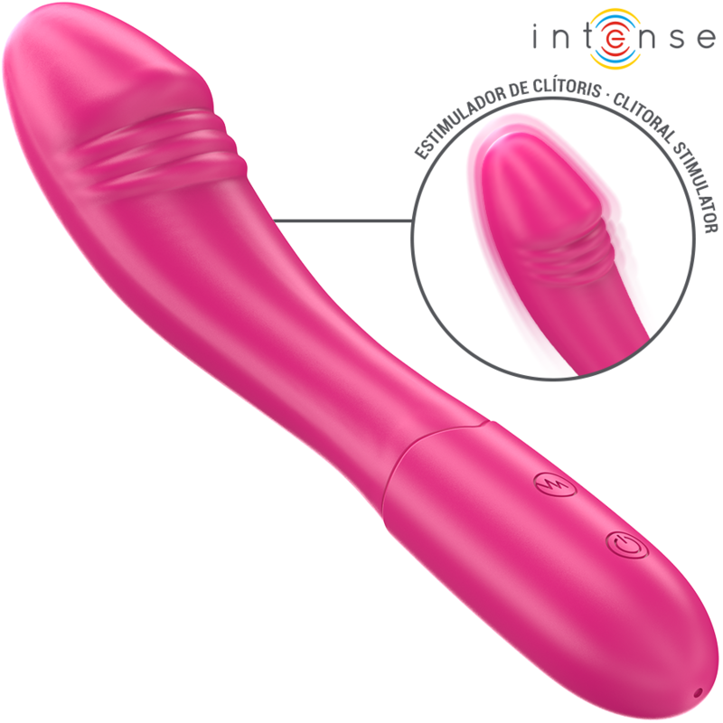 INTENSE – BELINDA VIBRATOR 19 CM FLEXIBLE 10 VIBRATIONS PINK