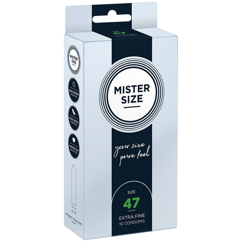 MISTER SIZE – CONDOMS SIZE XS 47 MM (10 UNITS)