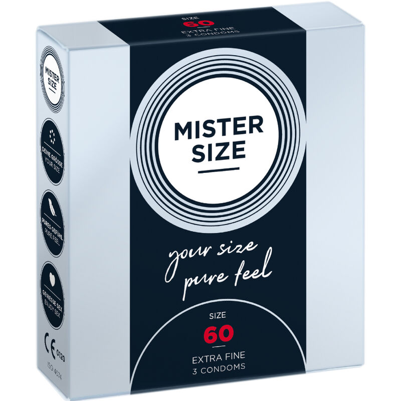 MISTER SIZE – CONDOM SIZE XL 60 MM (3 UNITS)