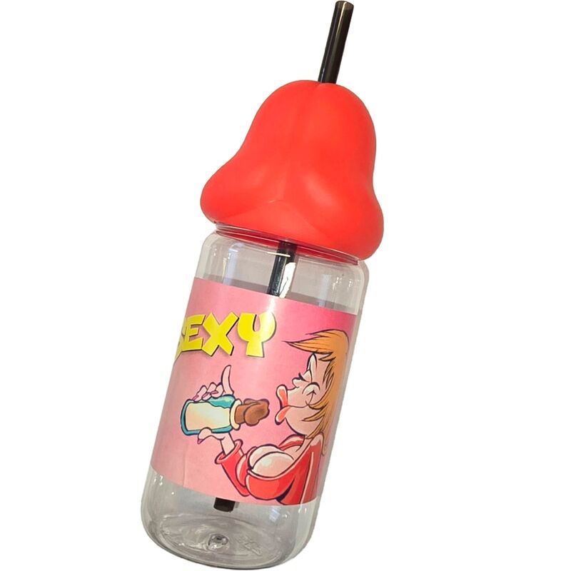 DIABLO PICANTE – PENIS SHAPED 360 ML BABY BOTTLE RED