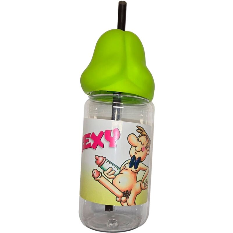 DIABLO PICANTE – PENIS SHAPED 360 ML BABY BOTTLE GREEN