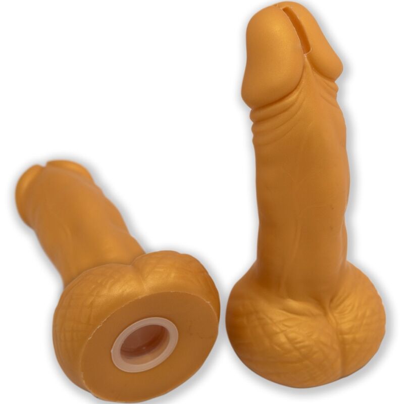 DIABLO PICANTE – PENIS SHAPED PIGGY BANK 22.5 CM GOLD