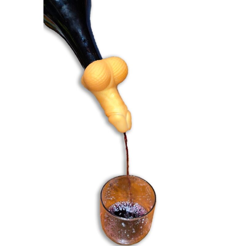 DIABLO PICANTE – GOLDEN PENIS WINE DECANTER