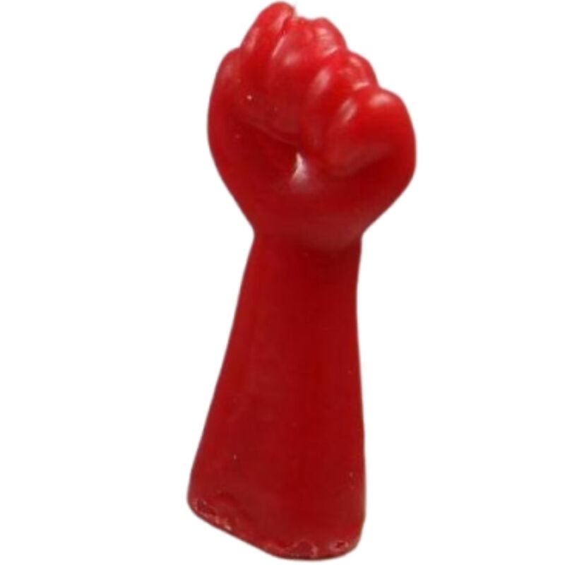 DIABLO PICANTE – FIST SHAPED CANDLE RED