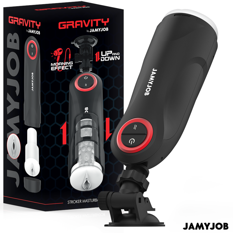 JAMYJOB – GRAVITY AUTOMATIC VAGINA MASTURBATOR 5 SUCTION MODES