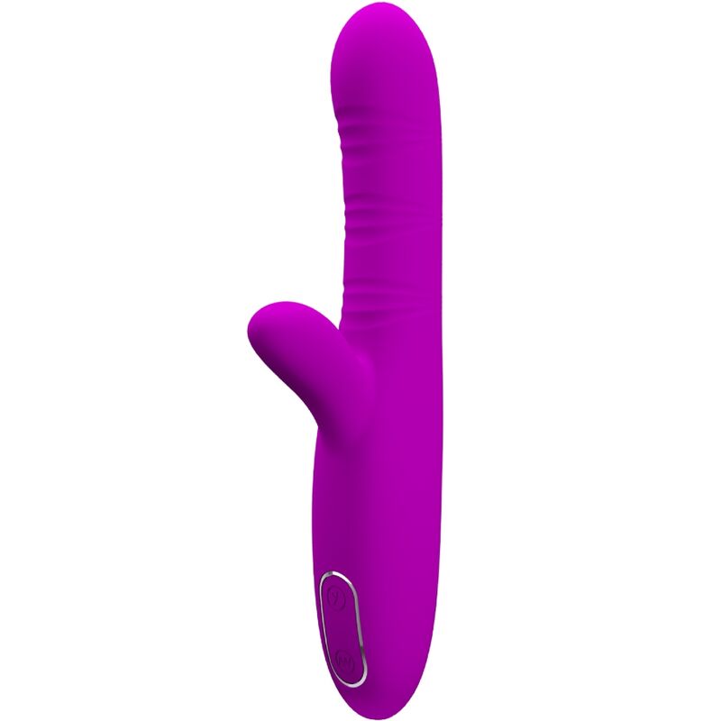 PRETTY LOVE – ANGELIQUE MULTIFUNCTION VIBRATOR + CLITORIS STIMULATOR PURPLE