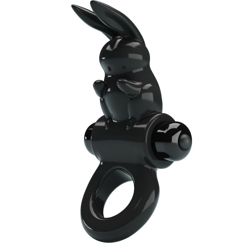 PRETTY LOVE – EXCITING RING RABBIT VIBRATOR RING 10 VIBRATIONS BLACK