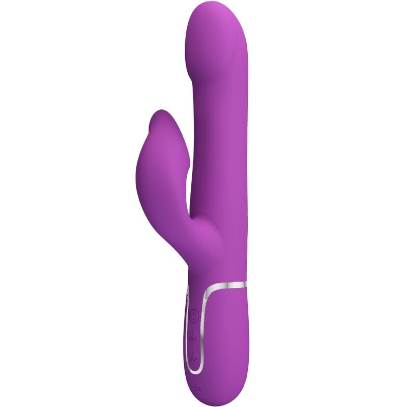 PRETTY LOVE – 4 IN 1 MULTIFUNCTION VIBRATOR  STIMULATOR PURPLE