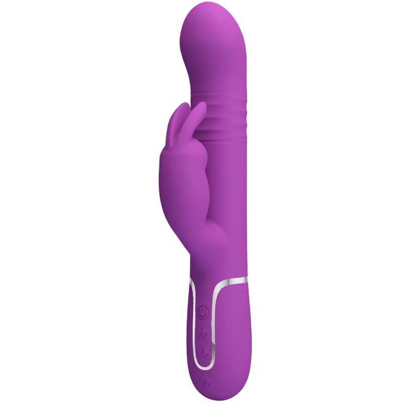 PRETTY LOVE – COALE 4 IN 1 MULTIFUNCTION RABBIT VIBRATOR  PURPLE