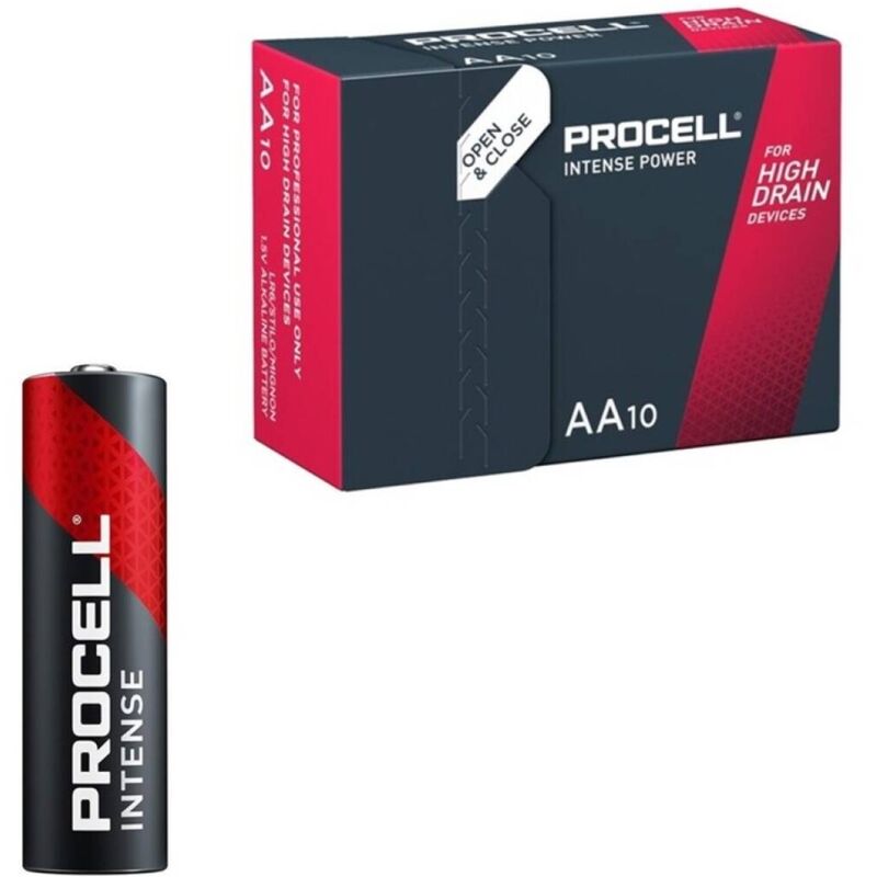 PROCELL – INTENSE POWER ALKALINE LR6 AA 1.5V BOX*10