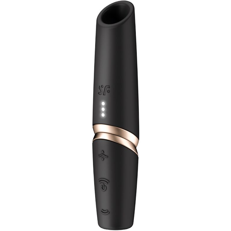 SATISFYER – PERFECT KISS WAVE CLITORIS STIMULATOR BLACK / GOLD