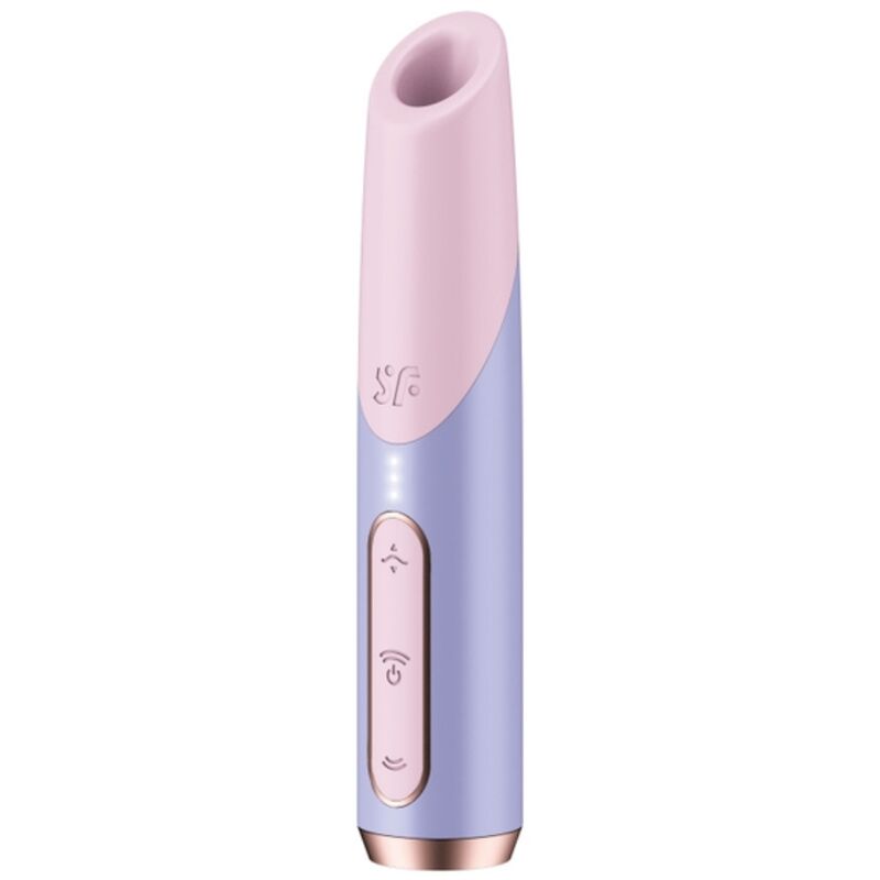 SATISFYER – BOLD KISS WAVE CLITORIS STIMULATOR PINK / VIOLET