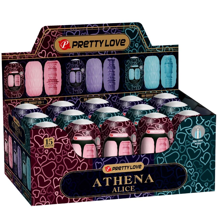 PRETTY LOVE – ATHENA ALICE PACK 15 VARIOUS MALE MASTURBATORS