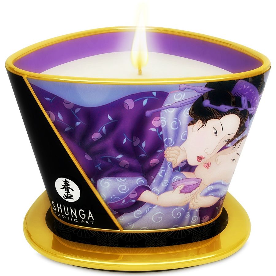 SHUNGA – MINI CARESS BY CANDELIGHT EXOTIC FRUITS MASSAGE CANDLE 170 ML