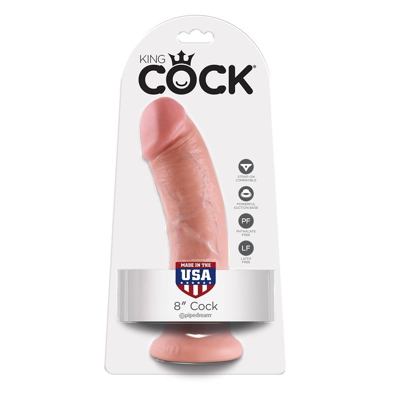 KING COCK – 8 DILDO FLESH 20.3 CM