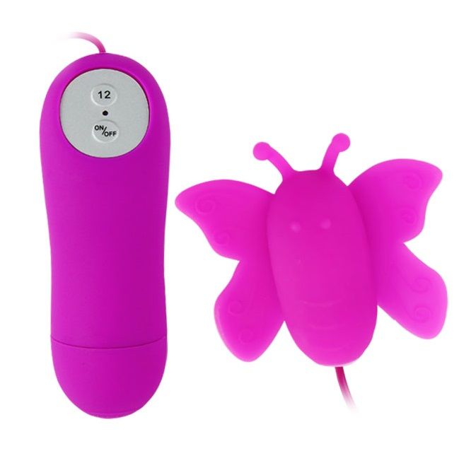 BAILE – LOVE EGGS BUTTERFLY CLITORIS STIMULATOR 12 SPEEDS LILAC REMOTE CONTROL