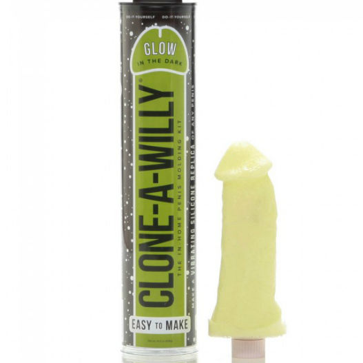 CLONE A WILLY – LUMINESCENT GREEN PENIS CLONER WITH VIBRATOR