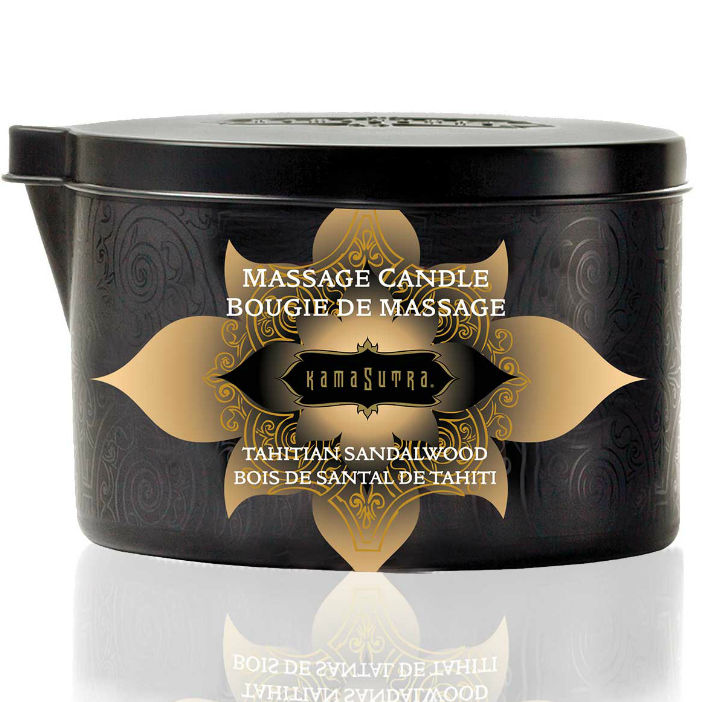 KAMASUTRA – VANILLA AND SANDALWOOD MASSAGE CANDLE 170 GR