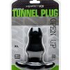 PERFECT FIT BRAND – DOUBLE TUNNEL PLUG XL LARGE BLACK