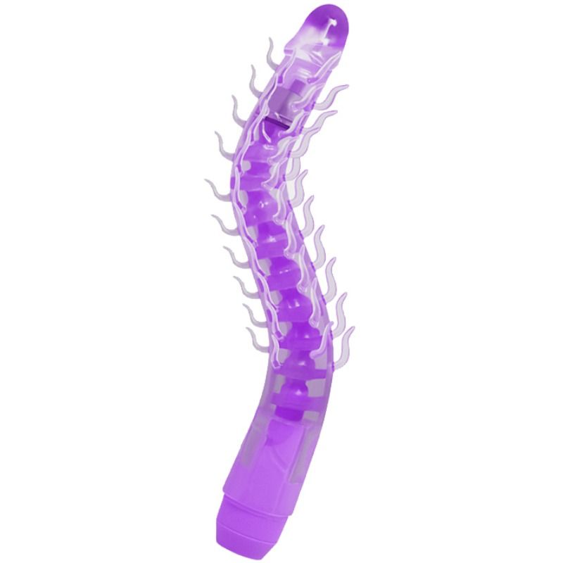 BAILE – FLEXI VIBE SENSUAL SPINE BENDABLE VIBRATING DILDO LILAC 23.5 CM