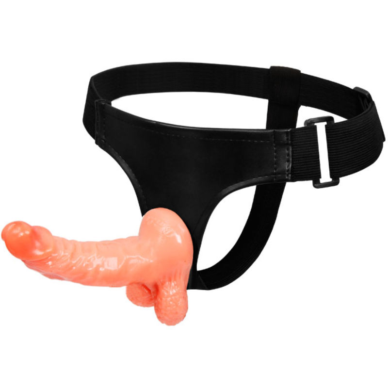 BAILE – HARNESS WITH REALISTIC PENIS AND ULTRA PASSIONATE ADJUSTABLE PANTIES 15.5 CM