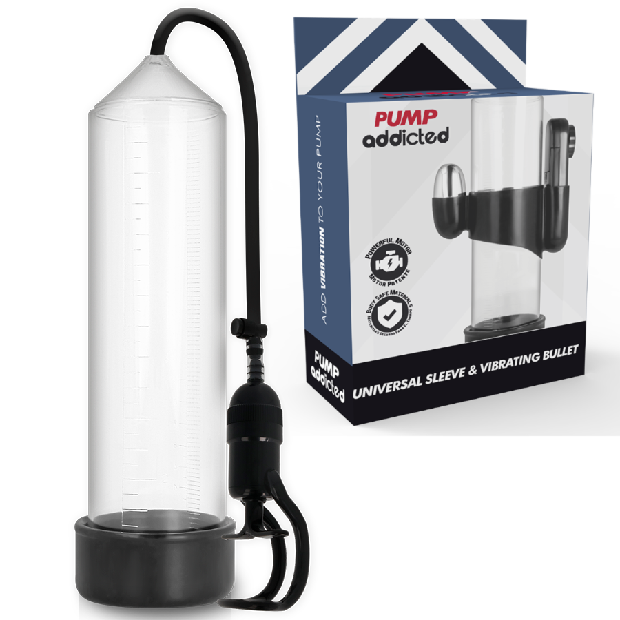 PUMP ADDICTED – RX5 TRANSPARENT VIBRATOR