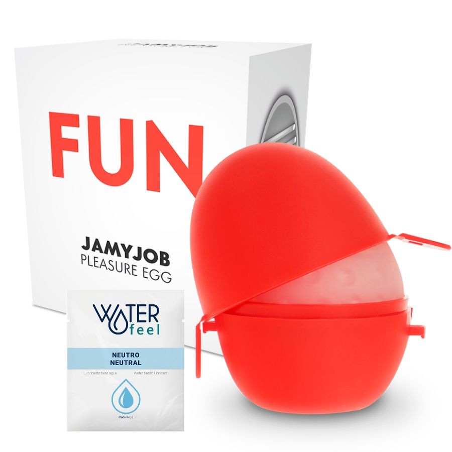 JAMYJOB – EGG MASTURBATOR RED EDITION DISCRETT