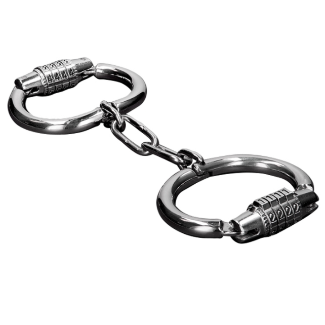 METAL HARD – HANDCUFFS WITH COMBINATION LOCK