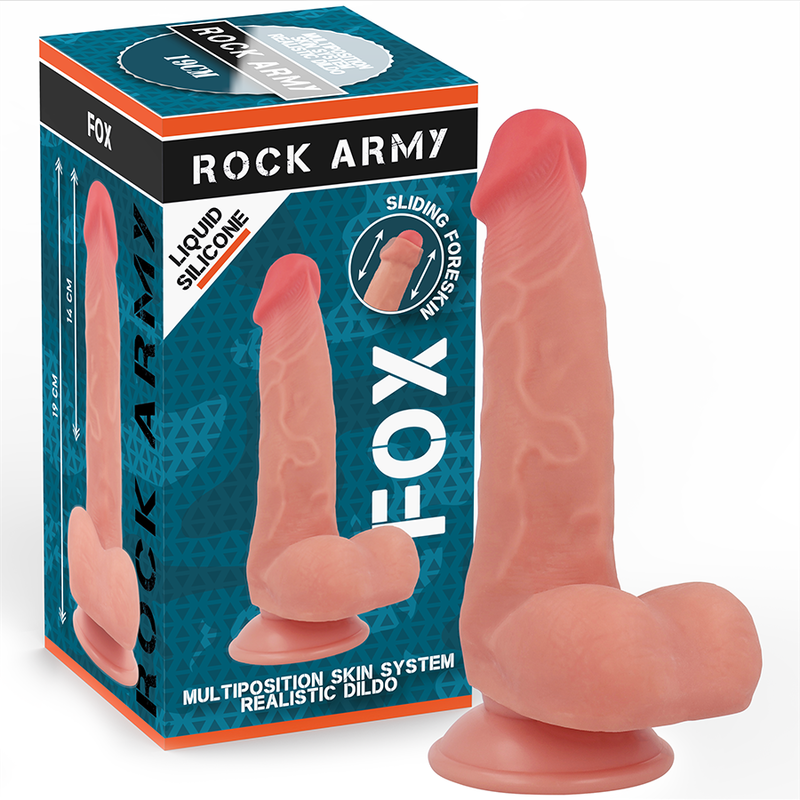 ROCKARMY – LIQUID SILICONE FOX 19 CM -O- 3.2 CM