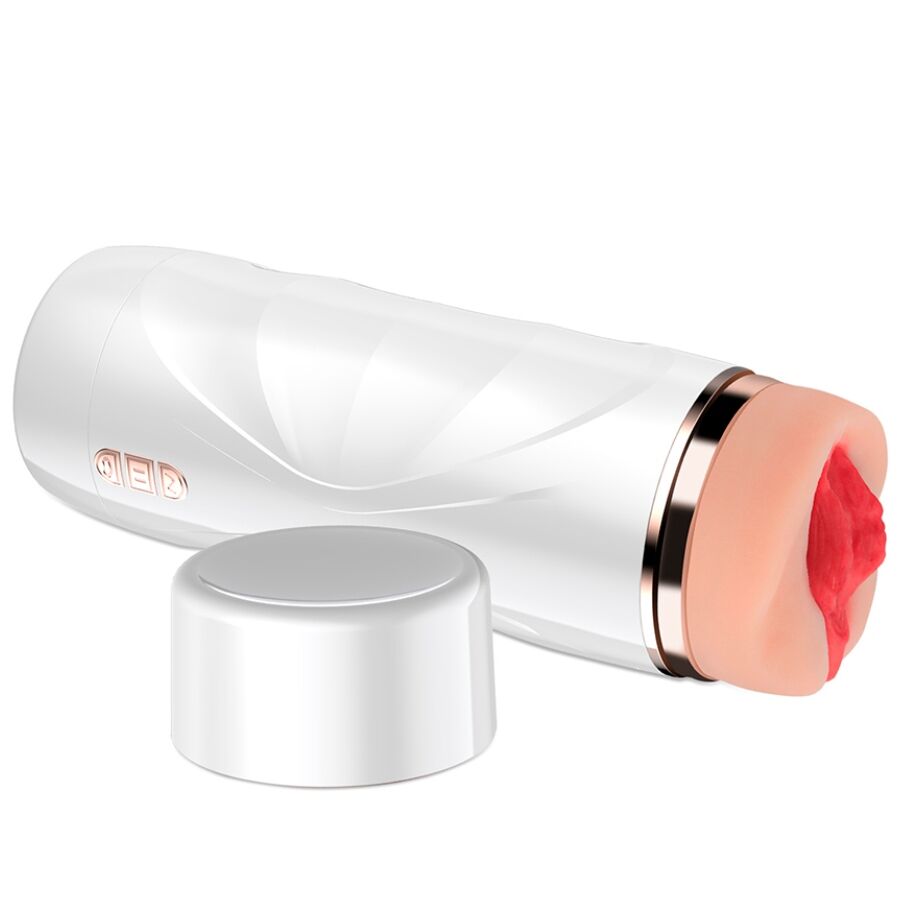 SHEQU – RILEY VAGINA MASTURBATOR WITH VIBRATION AND STIMULATING WAVES