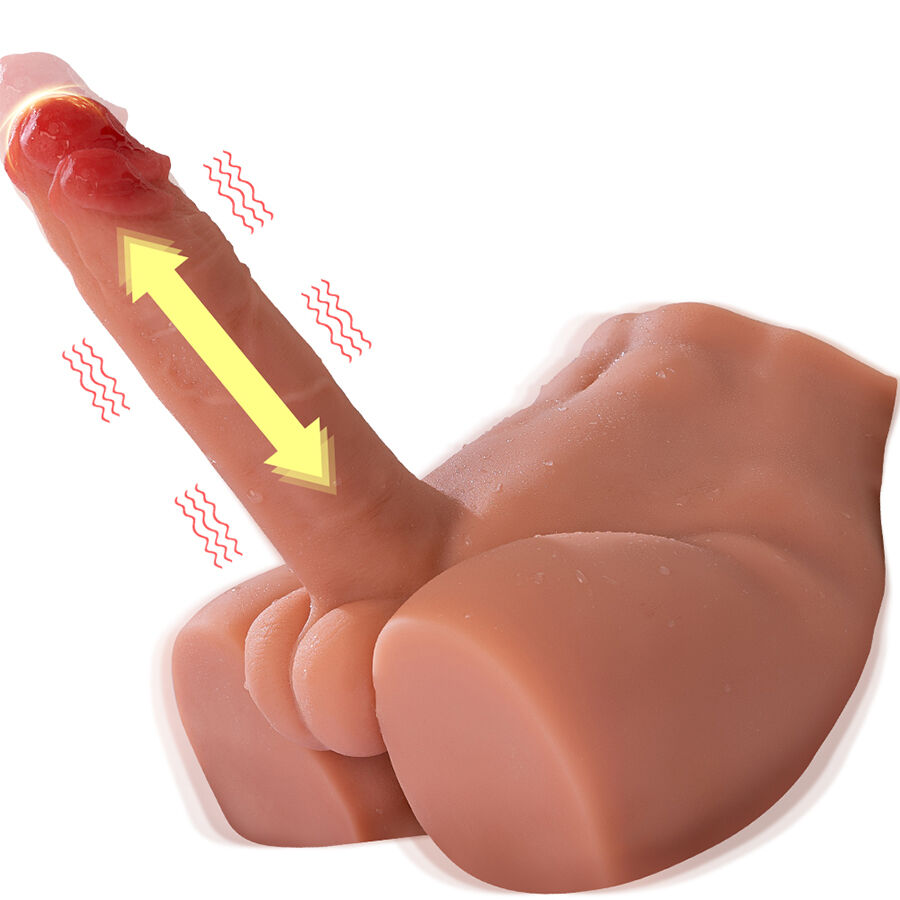 XISE – PEEL DILDO ASS REALISTIC DILDO MASTURBATOR FRONT POSITION WITH THRUSTING 17.5 CM