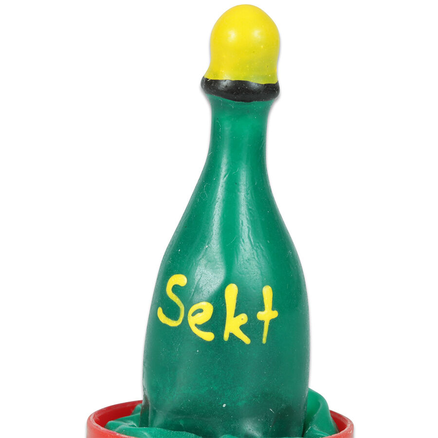 CONDOMERIE – HANDPAINTED NOVELTY CONDOMS CHAMPAGNE