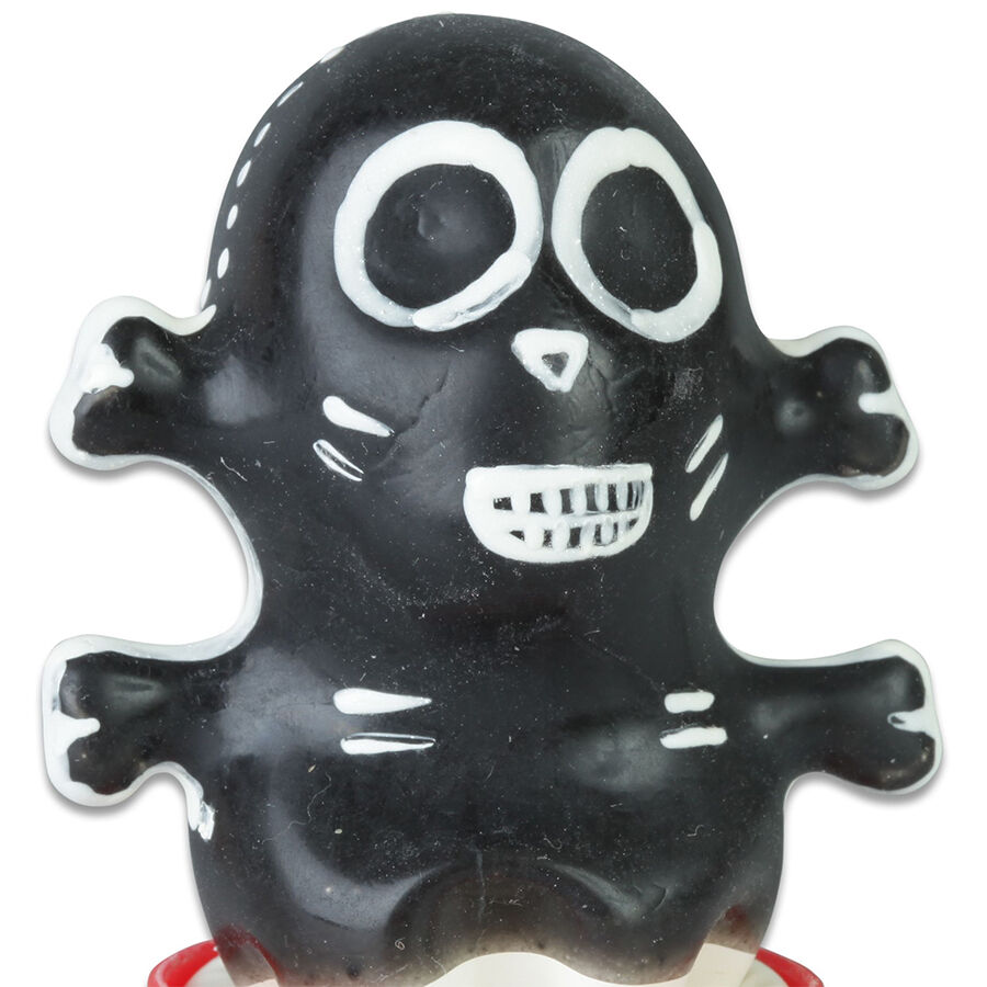 CONDOMERIE – HANDPAINTED NOVELTY CONDOMS SKULL BLACK MODEL 1