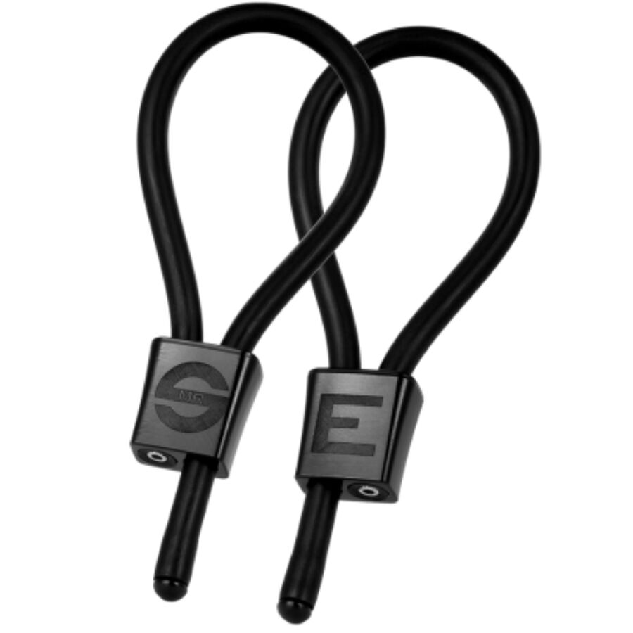 ELECTRASTIM – PRESTIGE ELECTRA LOOPS ADJUSTABLE COCK RINGS BLACK