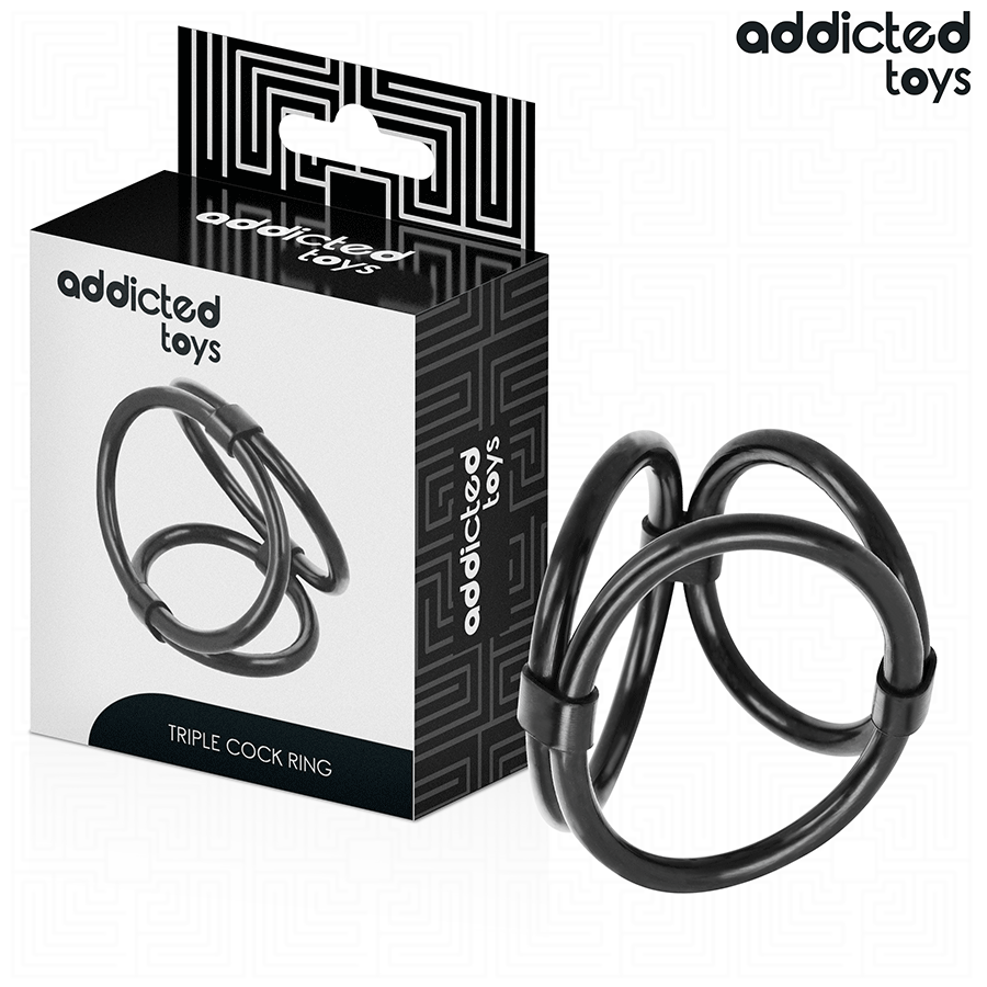 ADDICTED TOYS – TRIPLE PENIS RING