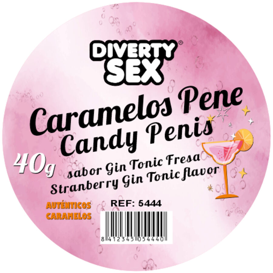 DIABLO PICANTE – 20 GIN  TONIC FLAVORED PENIS CANDIES