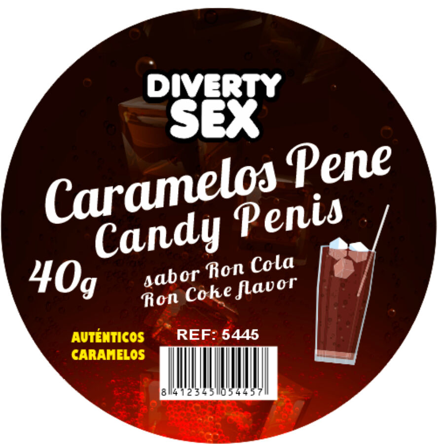 DIABLO PICANTE – 20 PENIS-SHAPED CANDIES WITH GIN TONIC FLAVOR