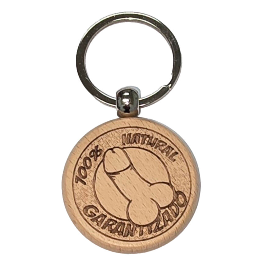 DIABLO PICANTE – WOODEN PENIS-SHAPED KEYCHAIN